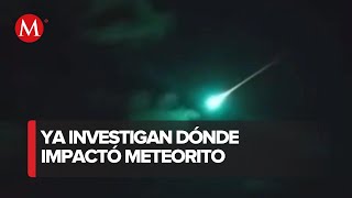 Avistamiento de meteorito es confirmado por protección civil Michoacán [upl. by Oznohpla255]