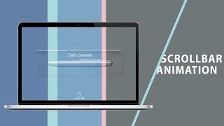 Scrollbar Animation  CSS  JQUERY Tutorial [upl. by Lapo77]