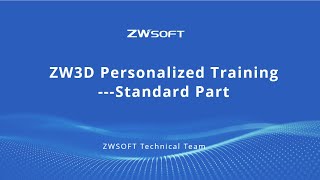 ZW3D Advanced  Standard part library  Tạo thư viện chi tiết tiêu chuẩn [upl. by Coleen]