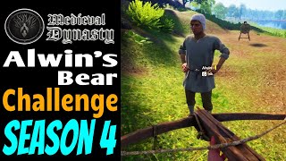 Alwin Bear Challenge  MEDIEVAL DYNASTY LETS PLAY  S4 Ep23 [upl. by Patterson]