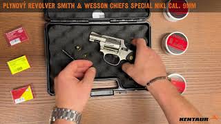 Plynový revolver Smith amp Wesson Chiefs Special nikl cal 9mm [upl. by Risa709]