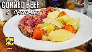 Corned Beef and Cabbage Recipe  Crockpot Recipes [upl. by Langan]