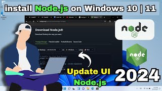 How to Install Nodejs and NPM on Windows 11  2024 Update  NodeJS Installation [upl. by Yarg89]