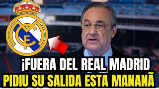 ¡YA DISPONIBLE ¡NO JUGUES MÁS PARA EL MADRID ¡RECIÉN ANUNCIADO NOTICIAS DEL REAL MADRID [upl. by Levina879]