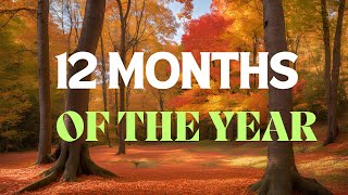 12 Months of the year learn quickly [upl. by Leventhal]