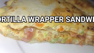 TORTILLA WRAPPER RECIPE I EASY TO MAKE AT HOME I DaKitchenPh [upl. by Asimaj188]