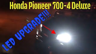 Upgraded my Honda Pioneer Head Lights to LED [upl. by Ecneralc]