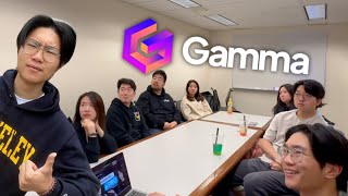 Demoing Gamma the best AI PowerPoint Presentation Maker to some cool folks in Seattle [upl. by Douty]