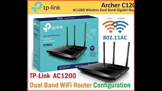 Tp Link AC1200 DUAL BAND WiFi Router Configuration [upl. by Acey]