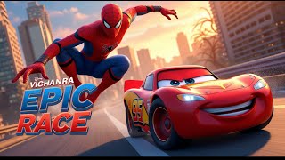 quotLightning McQueen amp SpiderMan Team Up to Stop Doctor Octopusquot Story Of Transformation [upl. by Rfinnej629]