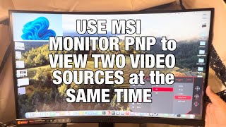 View MacOS and Windows at the Same Time on MSI Monitor Using PNP [upl. by Dion]