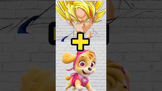 Paw Patrol  Dragon ball Transformation [upl. by Elma]