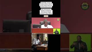 NDC is now Majority after SPEAKER of Parliament declared some seats vacant [upl. by Marietta604]