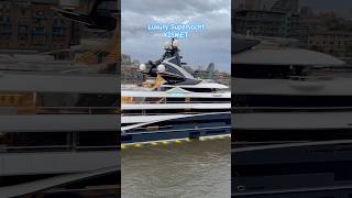 Luxury Superyacht KISMET in LONDON 🛥️ [upl. by Aibara]