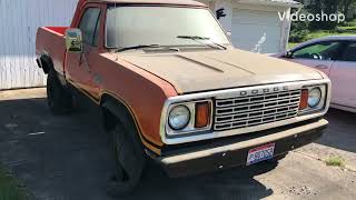 Barn Find 1978 Dodge Macho Power Wagon Will It Run [upl. by Gladys]