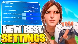 NEW BEST Controller Settings For Fortnite Chapter 5 PS4PS5XBOXPC [upl. by Marou]