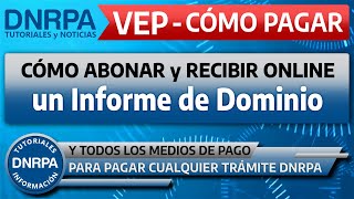 🔴 DNRPA VEP Cómo Pagar  Generar VEP para DNRPA ✅ 2024 [upl. by Carbrey]