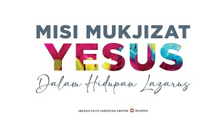 Misi Mukjizat Yesus  Rev Mak Wai Ling 03 Nov [upl. by Buchbinder]