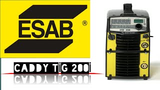 Test esab caddy tig 200i acdc [upl. by Edyak903]