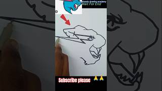 Mr beast tiger logo easy drawing  art shorts satisfying tiger beast [upl. by Idden]