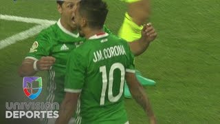 Golazo de ‘Tecatito’ Corona para el empate de México [upl. by Catherina]