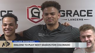 Elijah Malone heading to the University of Colorado to finish his college basketball career [upl. by Studdard]