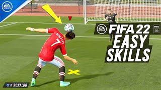 FIFA 22  TOP 10 EASY SKILL MOVES TUTORIALNEW [upl. by Kcuhc]