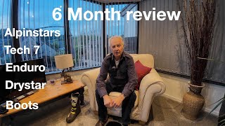 Alpinstars Tech 7 Enduro Drystar Boots 6 month review [upl. by Jobe794]