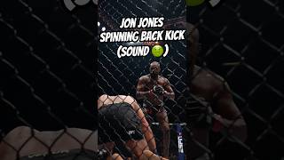 Jon Jones SPINNING BACK KICK Sounds Like A GUNSHOT [upl. by Acyssej840]