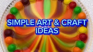 Simple Art amp Craft Ideas [upl. by Aerdnaeel723]