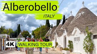 Walking Tour 4K 🇮🇹 Alberobello Italy September 2024 travel tourism italy walk alberobello [upl. by Rockel127]