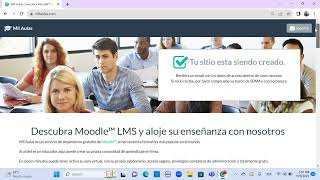 Creación de Sitio en Moodle [upl. by Olivier]