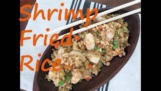 Chinese Shrimp Fried Rice Recipe  The Frugal Chef [upl. by Nilra]