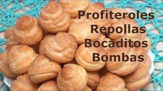 Cómo Hacer Profiteroles Repollas Bocaditos Bombas o Lionesas│Club de Reposteria [upl. by Crespi]