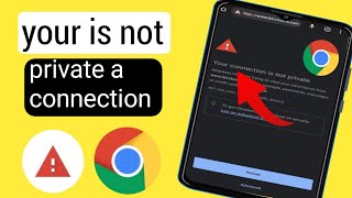 How To Fix YOUR CONNECTION IS NOT PRIVATE Error In Google Chrome 2024 [upl. by Maxa]