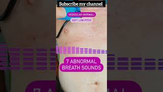 Disease of lungs and lungs sounds shorts ytshorts shortvideo [upl. by Neslund107]