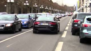 Audi RS5 Rev and HARD Acceleration [upl. by Wally]