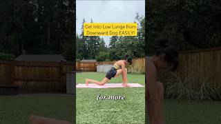 Master Downward Dog to Low Lunge Transition in 1 Minute [upl. by Ttihw177]