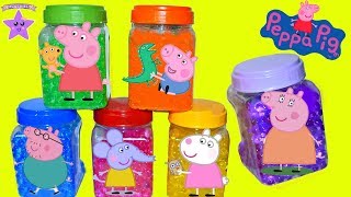 JUEGUETS SORPRESAS PEPPA PIG EN ORBEEZ COLORES BOLSITAS SORPRESAS HUEVOS SHOPKINS ESPAÑOL ESTRELLITA [upl. by Asilaj]