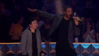 Ken Jeong Vs Shaq Drop the Mic Hilarious Rap [upl. by Nagaek866]