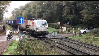 😱Container Train goes in the Emergency Brake Ai 😩 At Venlo the NL 🇳🇱Nov 62024 👍👍👍👍👍🚂Railfan🎥 [upl. by Fabiano557]