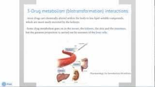 Drug interactions  التفاعلات الدوائية الحلقة 4 [upl. by Eeral]