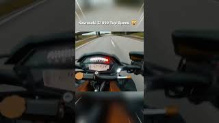 Kawasaki z1000 Top Speed🔥kawasaki shorts [upl. by Nicolina167]