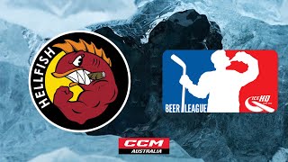 Hellfish VS Toilers  Div 5  7th September Part 2  IceHQ Beer League ice hockey [upl. by Seel]