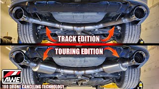 AWE TouringTrack Conv Edition 3 Exhaust for the FE1 Civic Si amp DE4 Integra Install amp Sounds Clips [upl. by Anwahs]