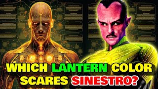 Sinestro Anatomy Explored  Why Such A Powerful Being Like Sinestro Is Afraid Of Blue Lanterns [upl. by Bolanger252]