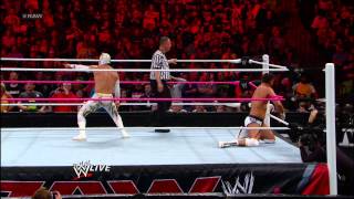 Rey Mysterio amp Sin Cara vs Team Rhodes Scholars Raw Oct 29 2012 [upl. by Iohk316]