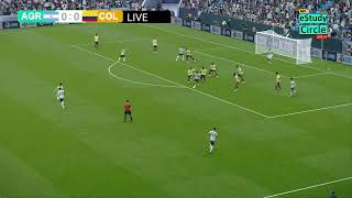 🔴LIVE  Argentina vs Colombia  Copa America 2024  PES 21 Simulation Gameplay [upl. by Lenz]