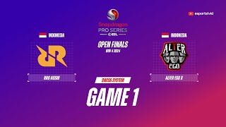 RRQ Hoshi vs Alter Ego X GAME 1 Snapdragon Pro Series Season 6  AEX VS RRQ ESPORTSTV [upl. by Ymmik]