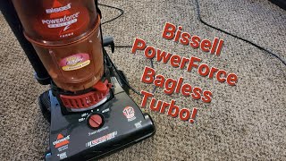 Bissell PowerForce Bagless Turbo InDepth Vacuum Review 65856596  Intellitech Studios [upl. by Dranik]